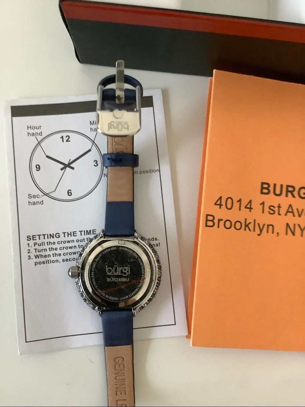 Brand New Burgi original watch.